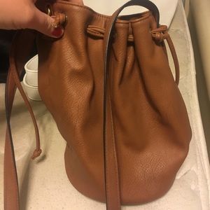 Brown Bucket Sachel
